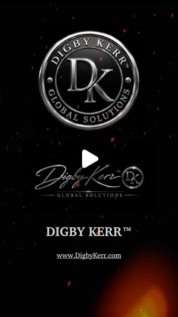 Cover of the Digby Kerr Global Solutions video, showing the silver DK coin