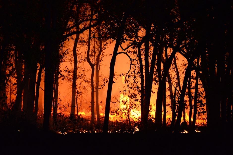 Big Fires in Spain and France