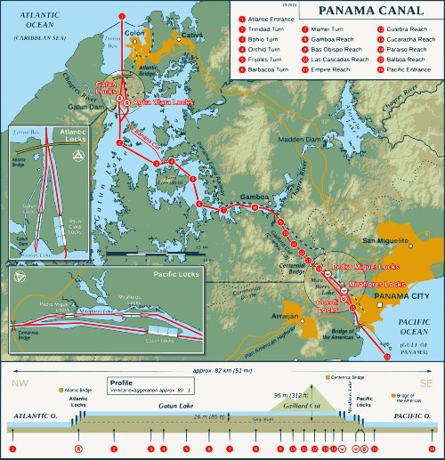 Panama Canal Reduces Traffic Due to Climate Pattern