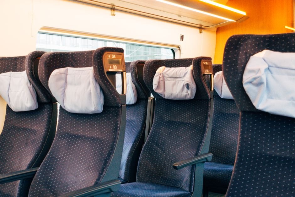 Old Seats Get New Seats on the Train