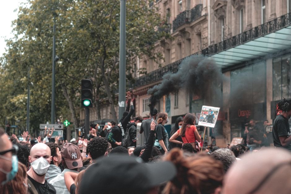 Large Protests and Violence in France